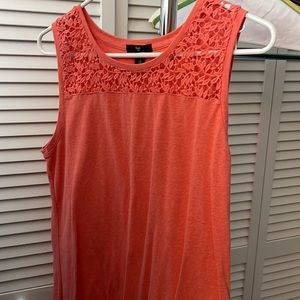 Gap knee length coral dress
